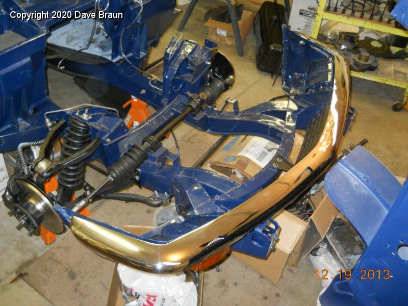 Spitfire1974/Restoration/Body/Bumpers/Front bumper install (1)